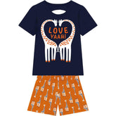 Conjunto Love Jirafa MILON Azul